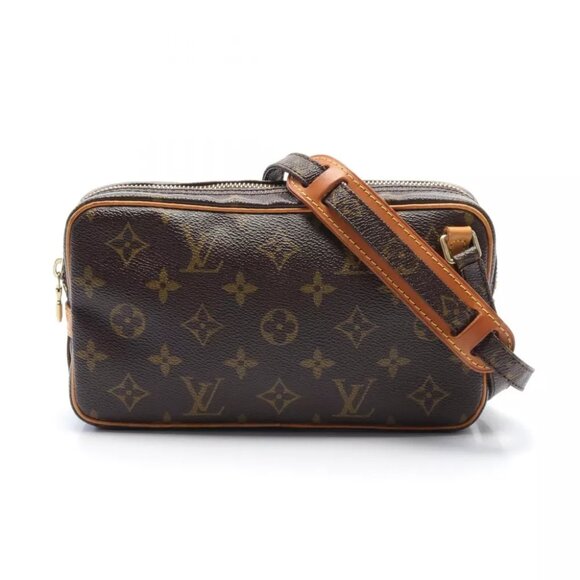 LOUIS VUITTON Marly Bandouriere Shoulder crossbody Bag Monogram leather - Picture 1 of 7